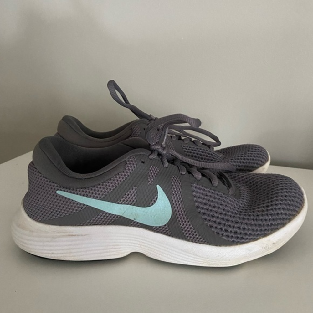 Cute‎ blue and grey Nikes